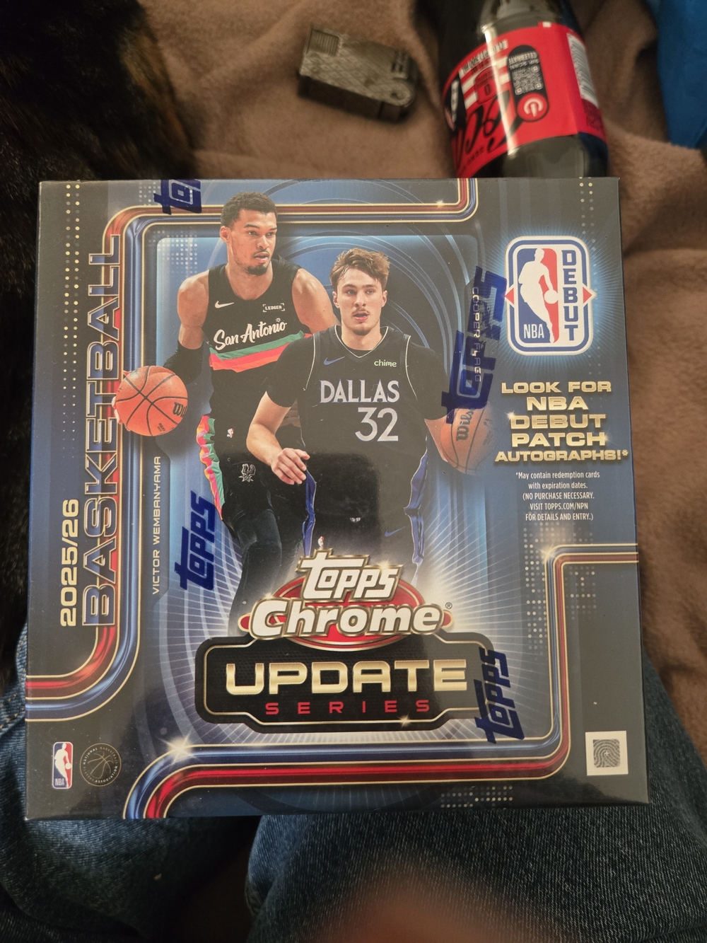Topps Chrome Update Series Basketball Box - Blue/Black 2026